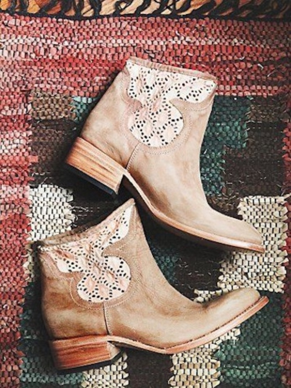 Free People Freebird by Steven Crochet Coyote Boot 9M